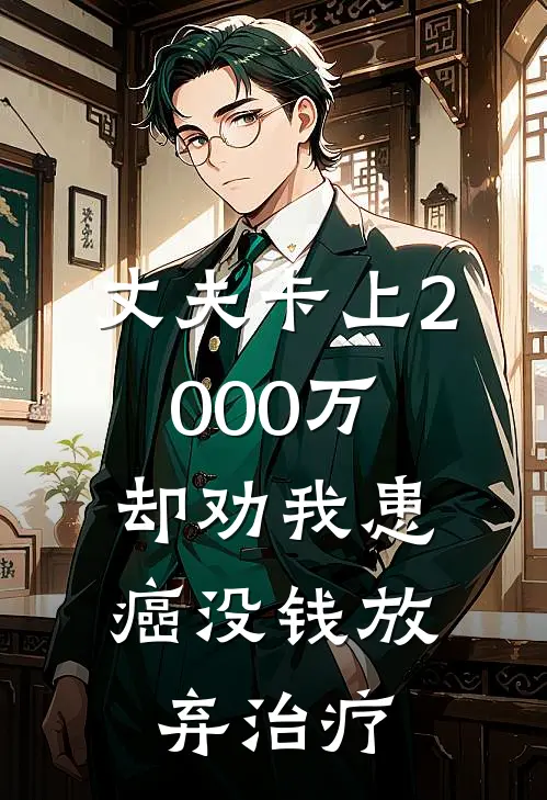 丈夫卡上2000万，却劝我患癌没钱放弃治疗