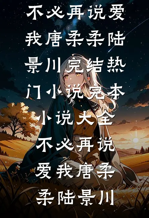 不必再说爱我唐柔柔陆景川完结热门小说_完本小说大全不必再说爱我(唐柔柔陆景川)