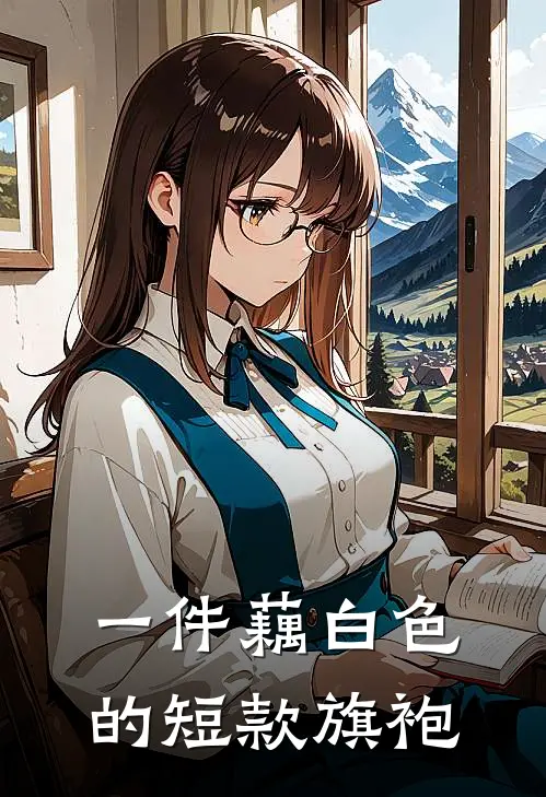 一件藕白色的短款旗袍